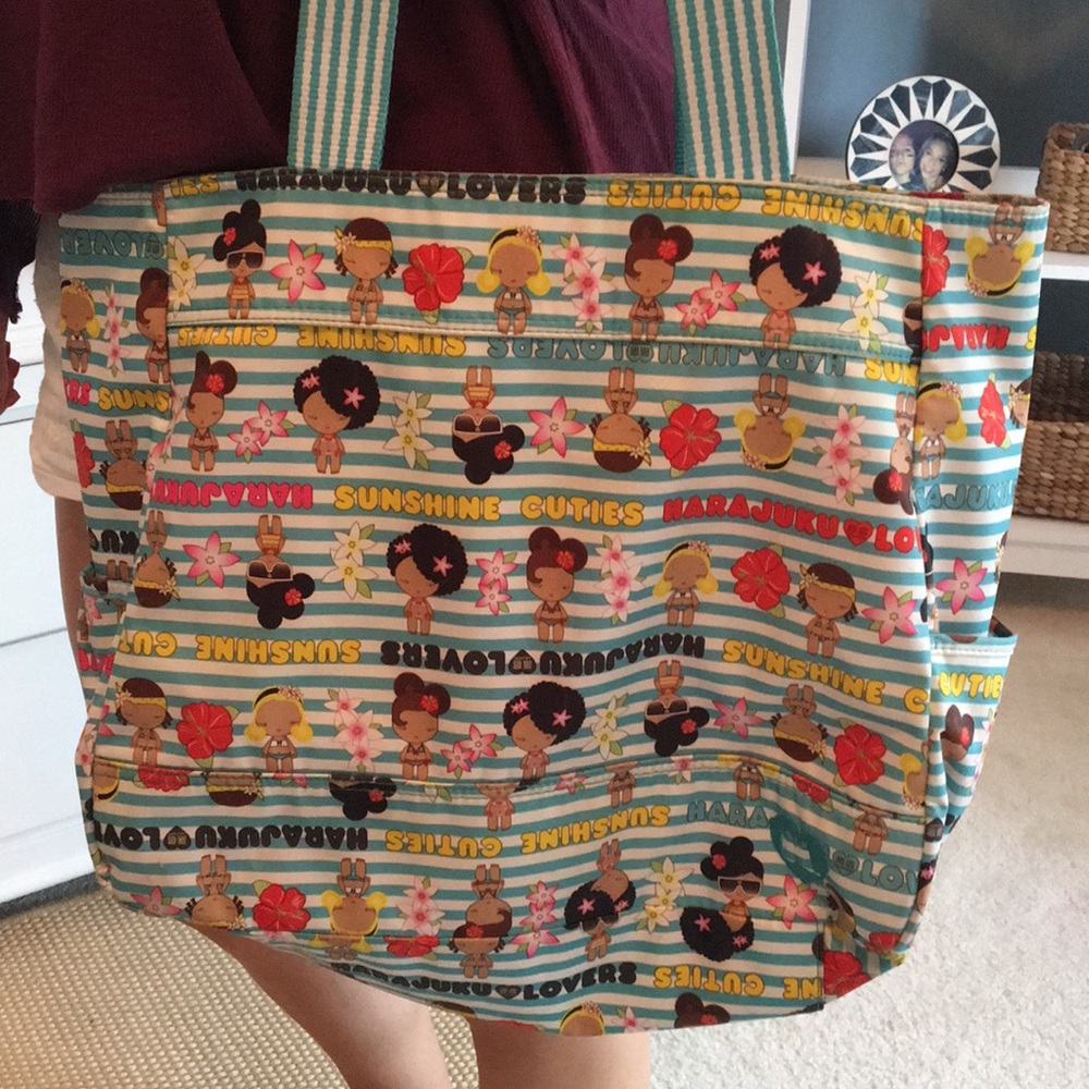 Harajuku Girl Beach Bag